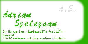 adrian szelezsan business card